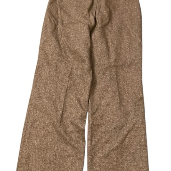 Ann Taylor Vintage Brown 🟤 Tweed Trouser. Wool Blend, Fully Lined 14 - Picture 2 of 3